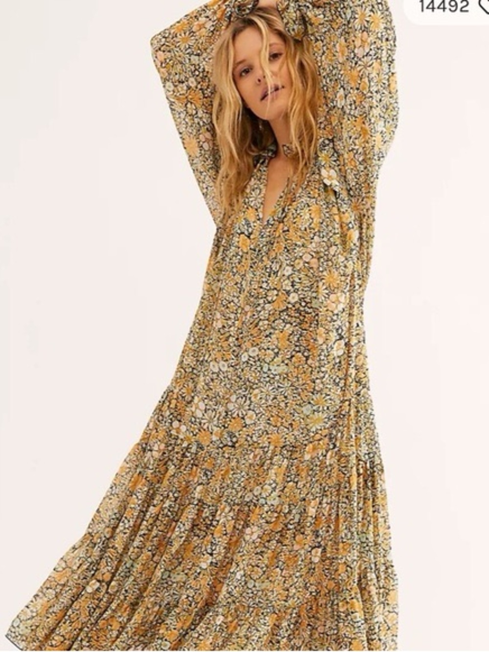Free People Feeling Groovy Maxi Dress (XS)